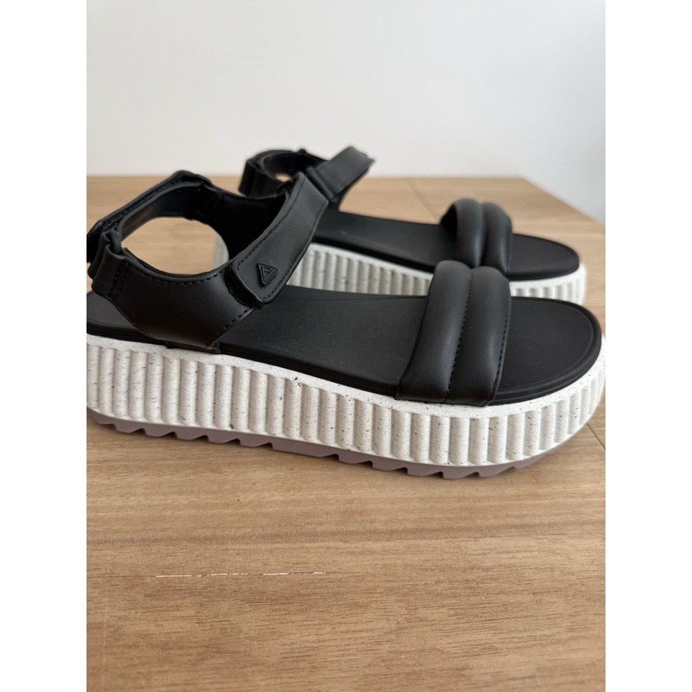 Reef Vista Higher Raya Platform Sandals Womens Size 10 Black New